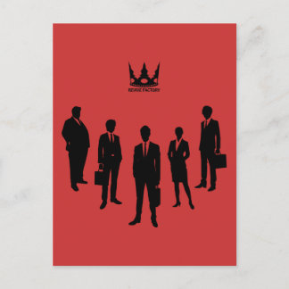 ビジネスレンジャー(黒) ポストカード