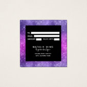 ビジネスレースランジェリーブティックギフトカード (裏面)