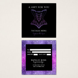 ビジネスレースランジェリーブティックギフトカード