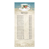 ビジネスレートカード – バロックスタイルヴィンテージバラ ラックカード (裏面)