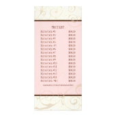 ビジネスレートカード – レターRモノグラムデザートバック ラックカード (裏面)