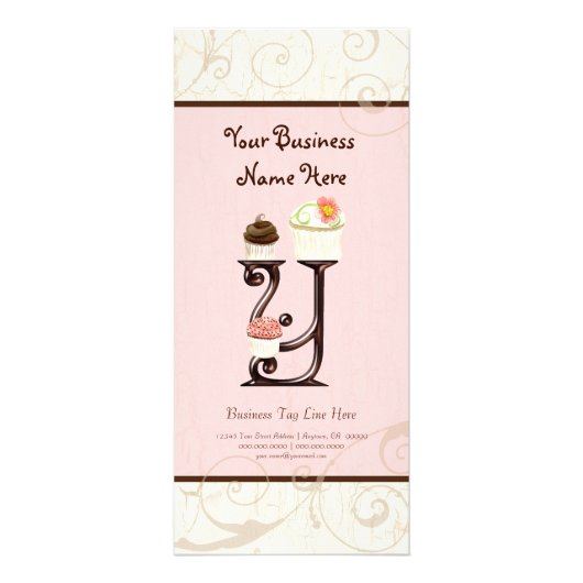 ビジネスレートカード – レターYモノグラムデザートバック ラックカード (正面)