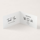 ビジネスロつるゴラベルスイング気に詳細折り畳み 名刺 (内部)