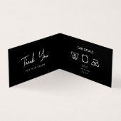 ビジネスロつるゴラベルスイング気に詳細折り畳み 名刺 (内部)