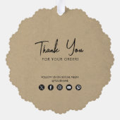 ビジネスロつるゴラベル価格の衣料品スイングラベル オーナメントカード (裏面)