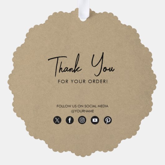 ビジネスロつるゴラベル価格の衣料品スイングラベル オーナメントカード (裏面)