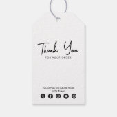 ビジネスロつるゴラベル価格の衣料品スイングラベル ギフトタグ (裏面)