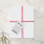 ビジネスロつるゴラベル価格の衣料品スイングラベル ギフトタグ (より糸付き)