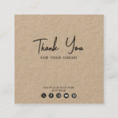 ビジネスロつるゴラベル価格の衣料品スイングラベル スクエア名刺 (裏面)