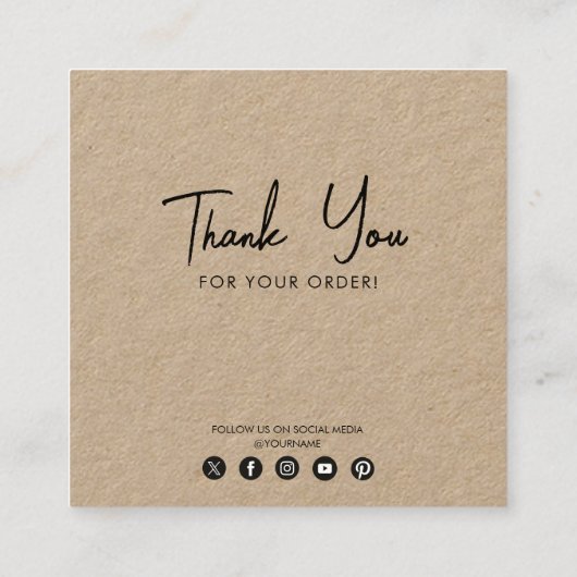 ビジネスロつるゴラベル価格の衣料品スイングラベル スクエア名刺 (裏面)