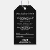 ビジネスロつるゴラベル価格変動気に詳細 ギフトタグ (裏面)