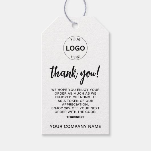 ビジネスロつるゴラベル価格変動気に詳細 ギフトタグ (正面)