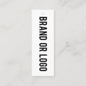 ビジネスロつるゴラベル衣料品スイング価格ラベル スキニー名刺 (裏面)