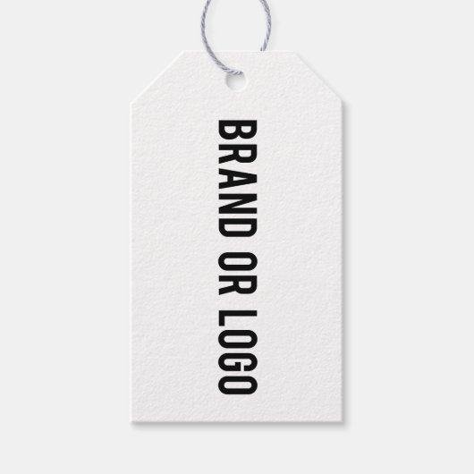 ビジネスロつるゴラベル衣料用スイング気に詳細 ギフトタグ (正面)