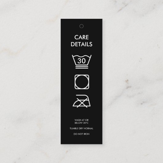 ビジネスロつるゴラベル衣料用スイング気に詳細 スキニー名刺 (裏面)