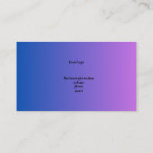 ビジネスロイヤリティカード。文字の編集 名刺 (裏面)