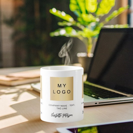 ビジネスロカスタムゴのブランドの色名スクリプト コーヒーマグカップ