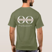ビジネスロカスタムゴ従業員スタッフ会社 Tシャツ (裏面)