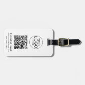 ビジネスロカスタムゴQRコード会社 ラゲッジタグ (正面横)