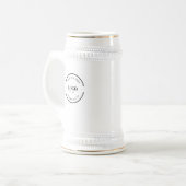 ビジネスロカスタムゴQRコードWebサイトプロフェッショナル ビールジョッキ (正面左)