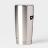 ビジネスロカスタムゴQRコードWebサイトプロフェッショナル 保温保冷タンブラー (正面)