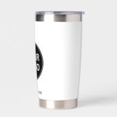 ビジネスロゴあなたのスローガンプロフェッショナル 保温保冷タンブラー (左面)