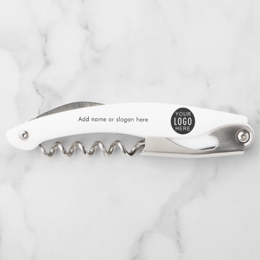 ビジネスロゴおよびスローガンのプロモーションスワッグ ソムリエナイフ (裏面)