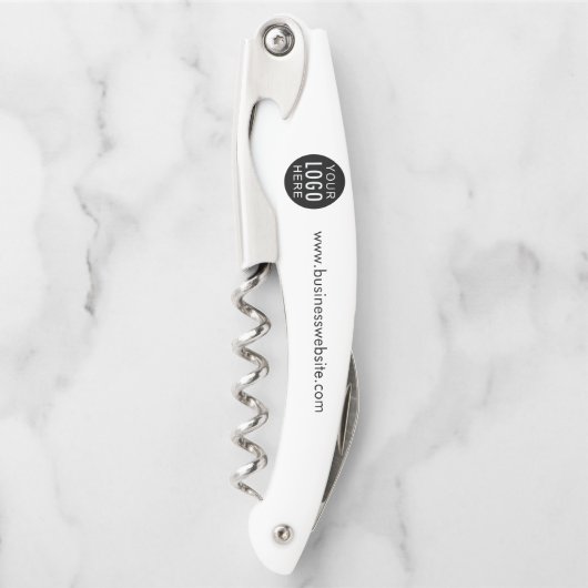 ビジネスロゴおよびスローガンのプロモーションスワッグ ソムリエナイフ (正面)