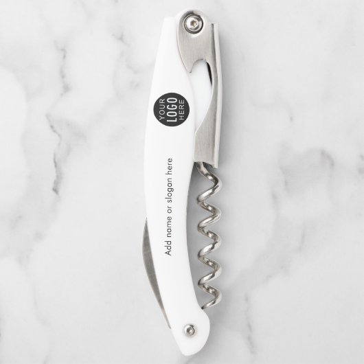 ビジネスロゴおよびスローガンのプロモーションスワッグ ソムリエナイフ (裏面)