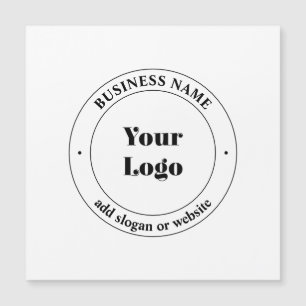 ビジネスロゴおよびプロモーション文字  白