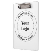 ビジネスロゴおよびプロモーション文字 |白 クリップボード (左)