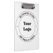 ビジネスロゴおよびプロモーション文字 |白 クリップボード (右)