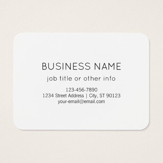 ビジネスロゴおよびモダン編集可能シンプル文字 (裏面)