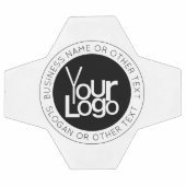 ビジネスロゴおよびモダン編集可能シンプル文字 サッカーボール (フラット)