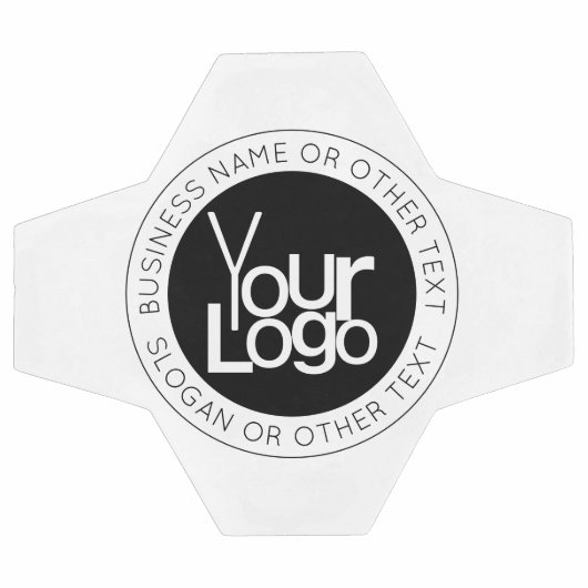 ビジネスロゴおよびモダン編集可能シンプル文字 サッカーボール (フラット)