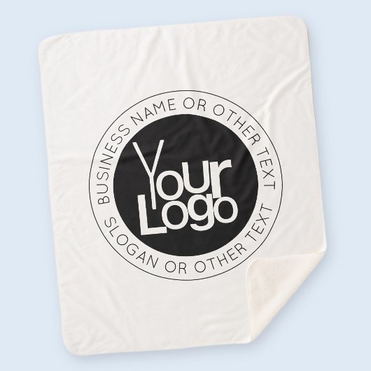 ビジネスロゴおよびモダン編集可能シンプル文字 シェルパブランケット