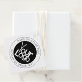 ビジネスロゴおよびモダン編集可能シンプル文字 フェイバータグ (インサイチュ)