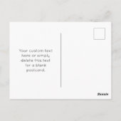 ビジネスロゴおよびモダン編集可能シンプル文字 ポストカード (裏面)