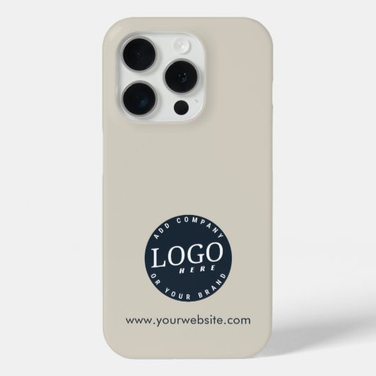 ビジネスロゴおよび会社のWebサイカスタムト Case-Mate iPhoneケース (裏面)