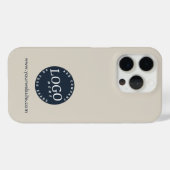 ビジネスロゴおよび会社のWebサイカスタムト Case-Mate iPhoneケース (裏面 (横))