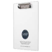 ビジネスロゴおよび会社のWebサイトスタッフ クリップボード (左)