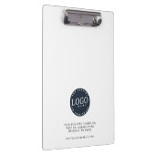 ビジネスロゴおよび会社のWebサイトスタッフ クリップボード (右)