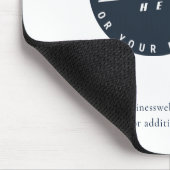 ビジネスロゴおよび会社従業員のスワッグ マウスパッド (コーナー)