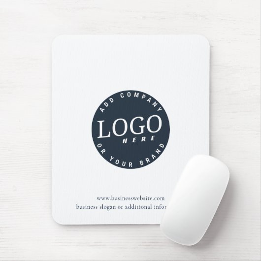 ビジネスロゴおよび会社従業員のスワッグ マウスパッド (マウス)