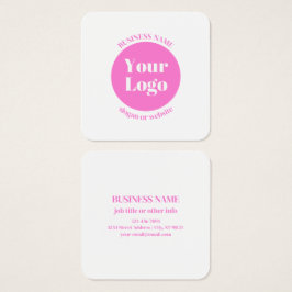 ビジネスロゴおよび編集可能な文字テンプレート | ピンク