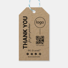 ビジネスロゴおよびQrコード衣料価格ラベル ギフトタグ