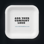 ビジネスロゴおよびWebサイトのOffice企業のイベント ペーパープレート<br><div class="desc">ブランドのロゴとウェブサイトのアドレスを、新しいビジネスや確立されたビジネスを受動的に行う広告のに最適なこのかわいい紙プレートに追加する。展示会やショールーム、企業のイベント、従業員やクライアントの披露宴エリアに最適その他の色で利用可能。最小発注数量なし、設定手数料なし。既存または新規のビジネスを希望する数または少なく注文する</div>