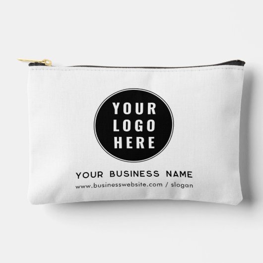 ビジネスロゴおよびWebサイトカスタム会社 アクセサリーポーチ (正面)