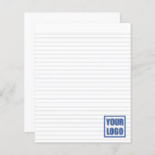 ビジネスロゴが並んだ紙作品 (正面/裏面)