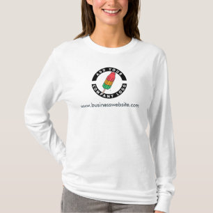 ビジネスロゴとウェブサイトアドレスを作成 Tシャツ